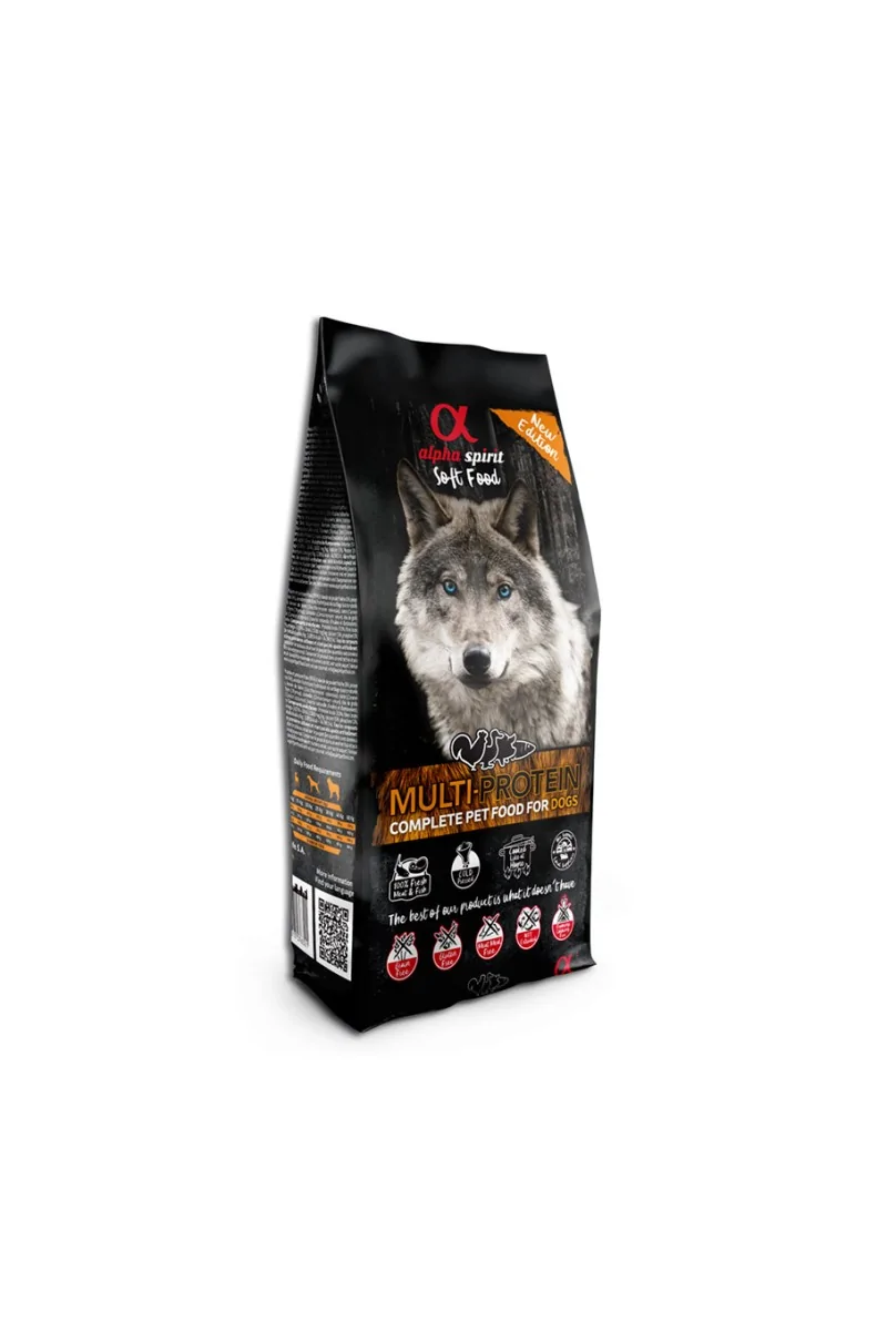 Comida Perro Adulto Pienso Alpha Spirit Canine Multiproteico Humedo Monodosis 1,5Kg