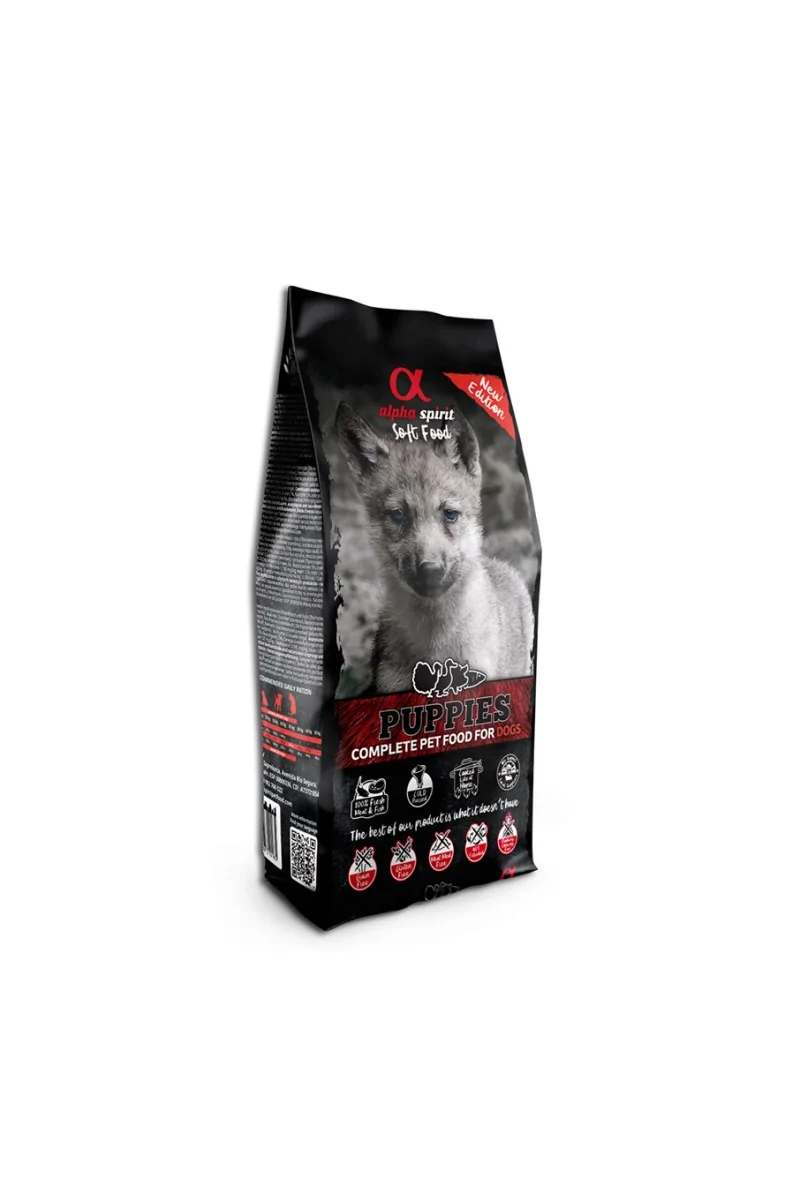 Comida Perro Adulto Pienso Alpha Spirit Canine Puppy Semihumedo 1,5Kg