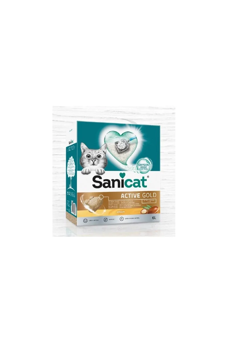 Arenas Arena Gato Sanicat Active Gold 6L