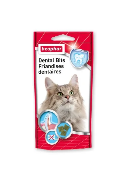 Suplemento Gato Beaphar Bocaditos Dental Bits Gato 18X35Gr