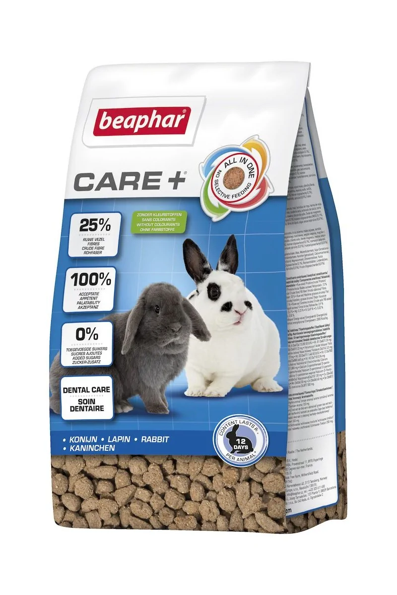 Suplemento Dental Pienso Conejo Beaphar Care+ Conejo 250Gr