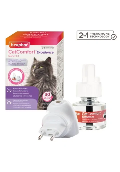 Ambientador Gato Beaphar Cat Comfort Difusor Y Recambio Gatos 48Ml