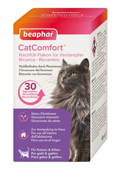 Ambientador Gato Beaphar Cat Comfort Recambio De Difusor Gatos 48Ml