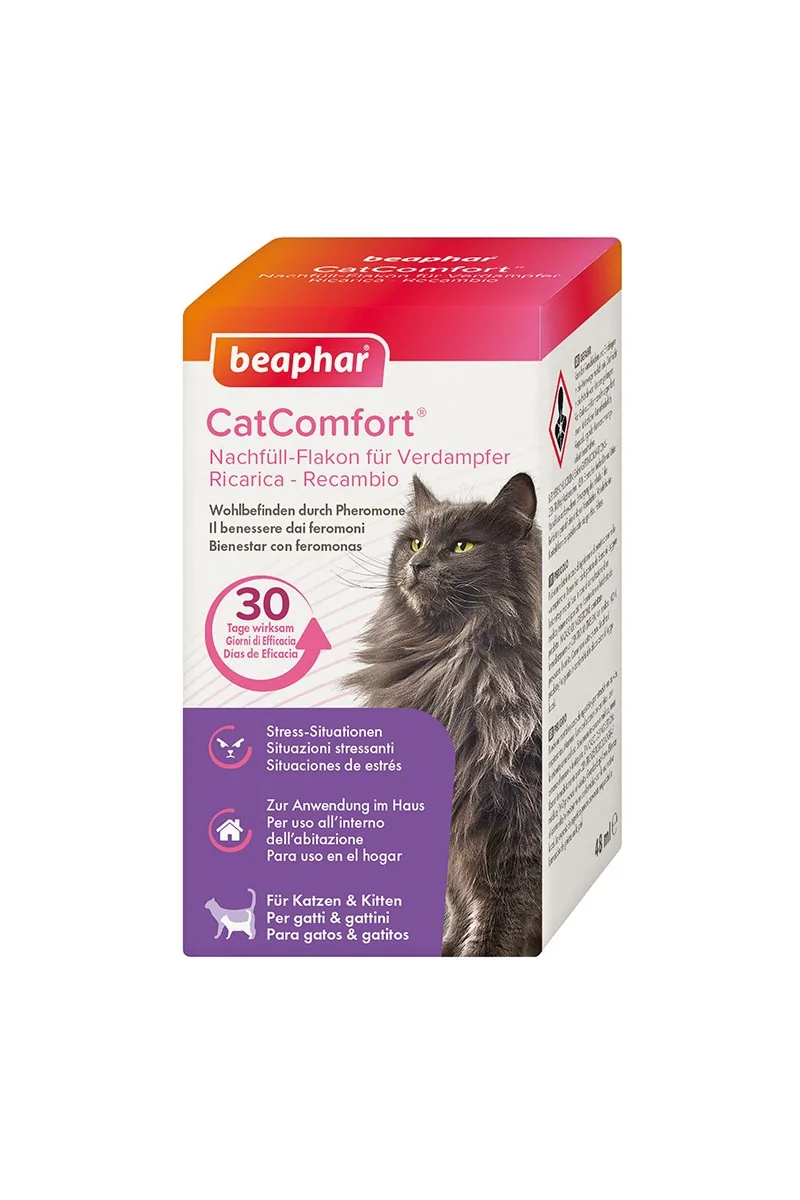 Ambientador Gato Beaphar Cat Comfort Recambio De Difusor Gatos 48Ml