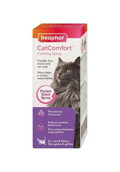 Ambientador Gato Beaphar Cat Comfort Spray Viaje Gatos 30Ml