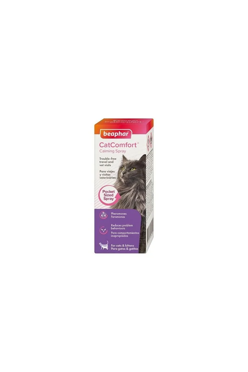 Ambientador Gato Beaphar Cat Comfort Spray Viaje Gatos 30Ml