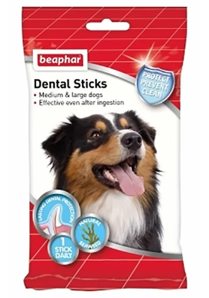 Suplemento Dental Beaphar Dental Sticks Perro Mediano Grande 1X182Gr