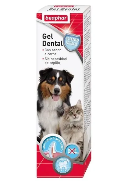Suplemento Dental Beaphar Gel Dental Perro Y Gato 100Gr