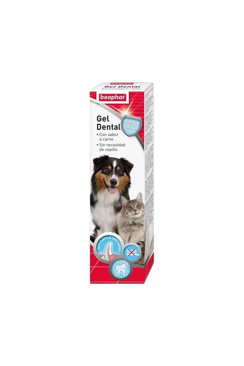 Suplemento Dental Beaphar Gel Dental Perro Y Gato 100Gr