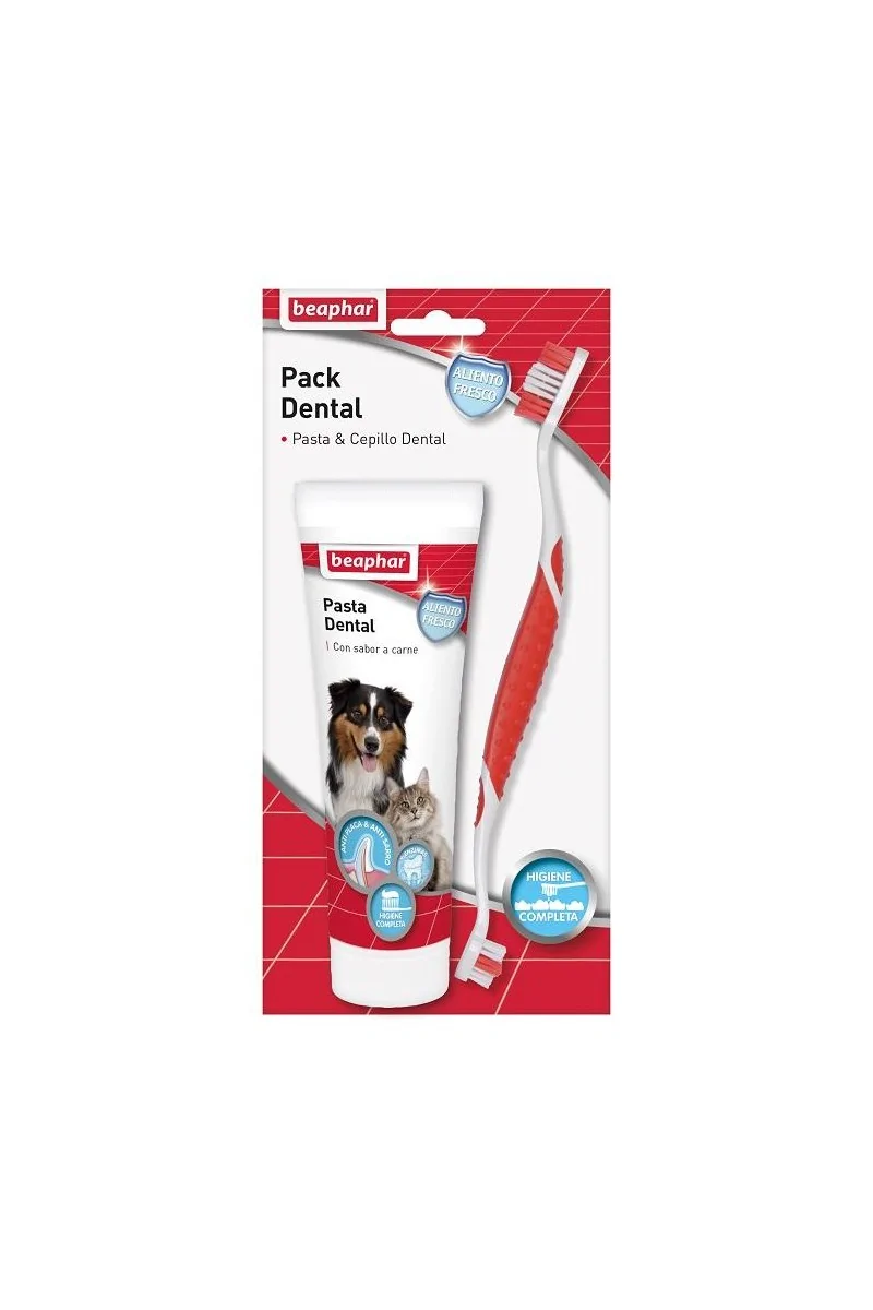 Higiene Dental Perro Beaphar Pack Dental Pasta Dental+Cepillo