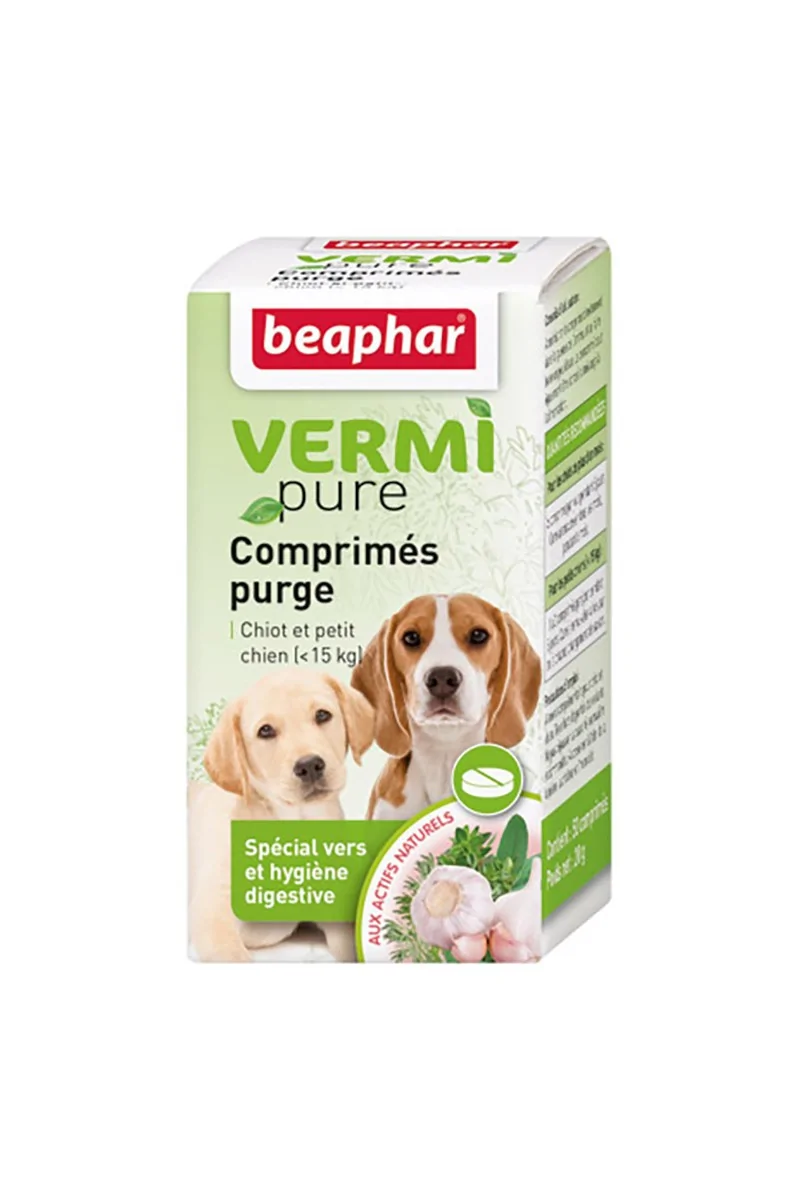 Higiene Beaphar Vermipure Antiparasitario Interno Natural Perro Peq 50Cpd