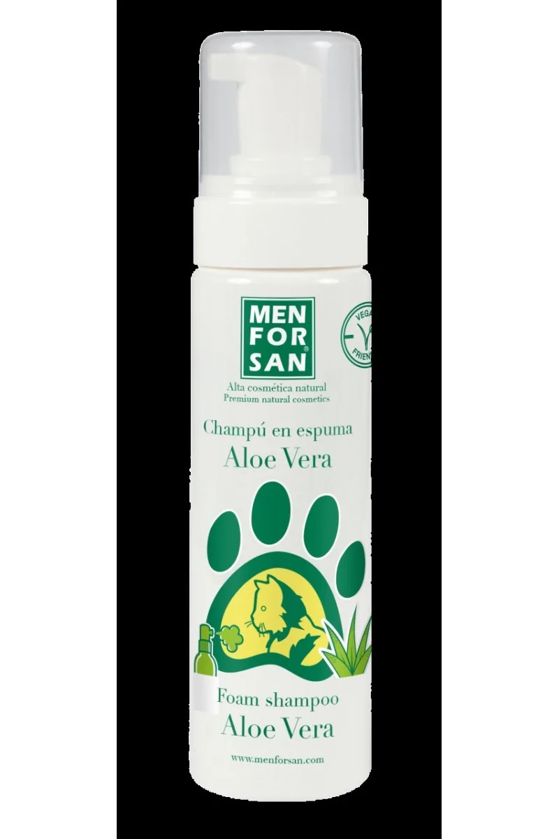 Champu Menforsan Champu En Espuma Con Aloe Vera Gatos 200Ml