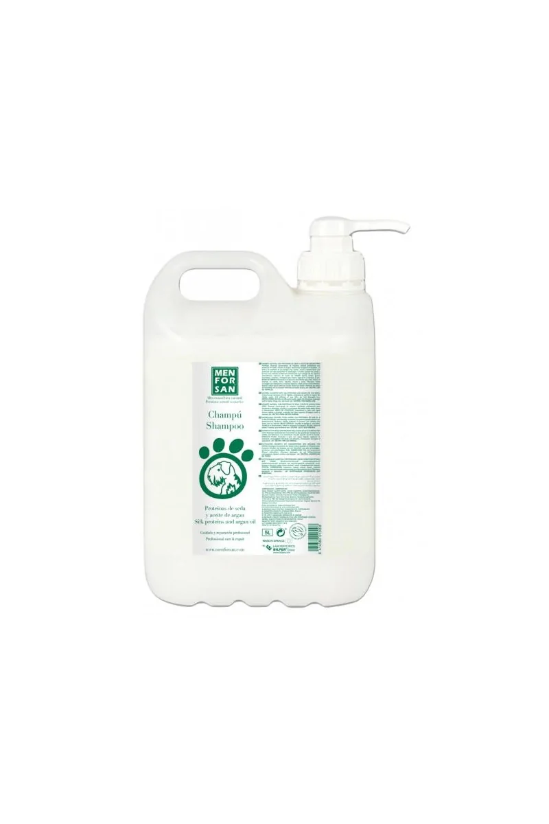 Champu Menforsan Champu Proteinas De Seda Y Aceite Argan 5L