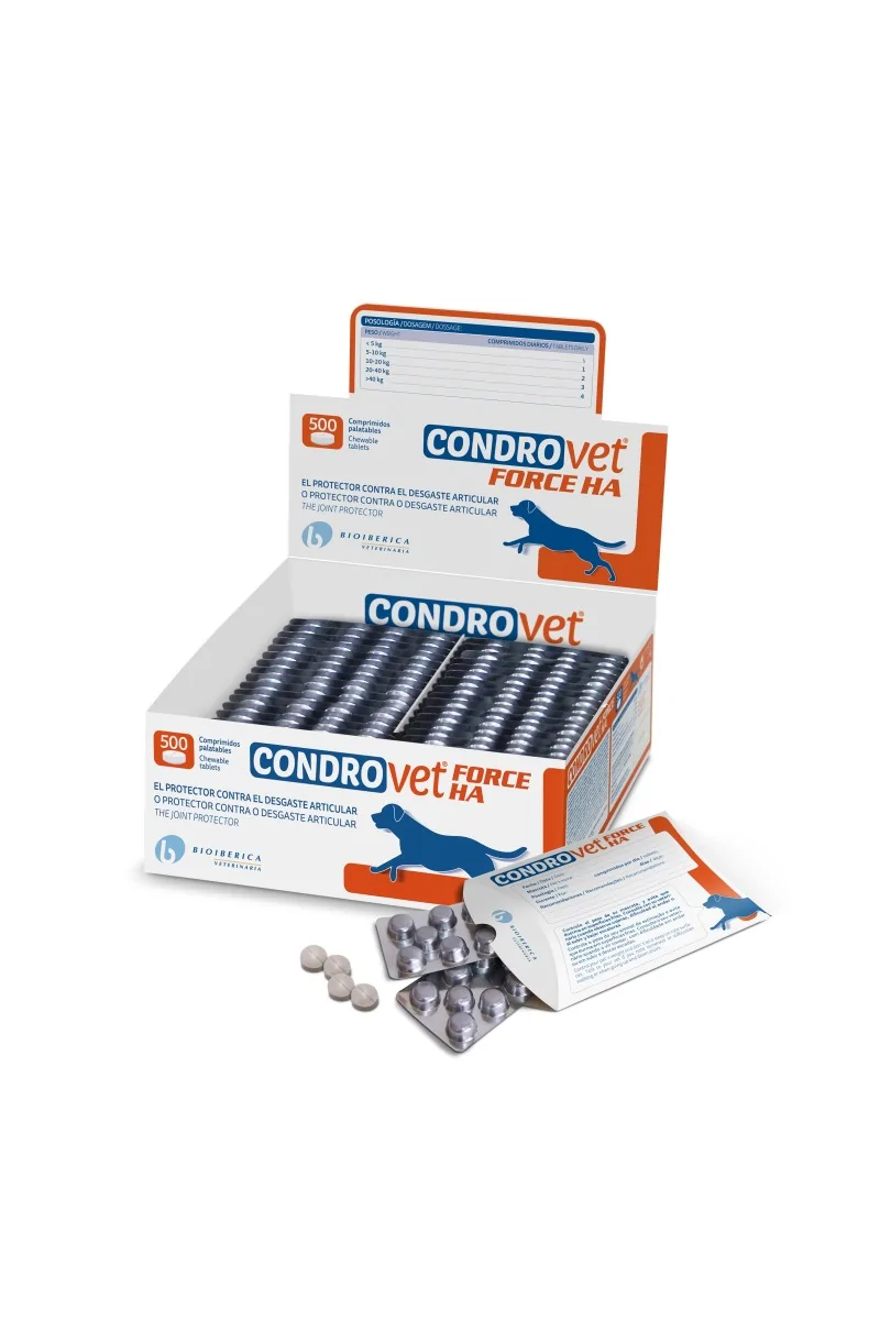 Suplementos Gato Condrovet Force Ha 500Cpd