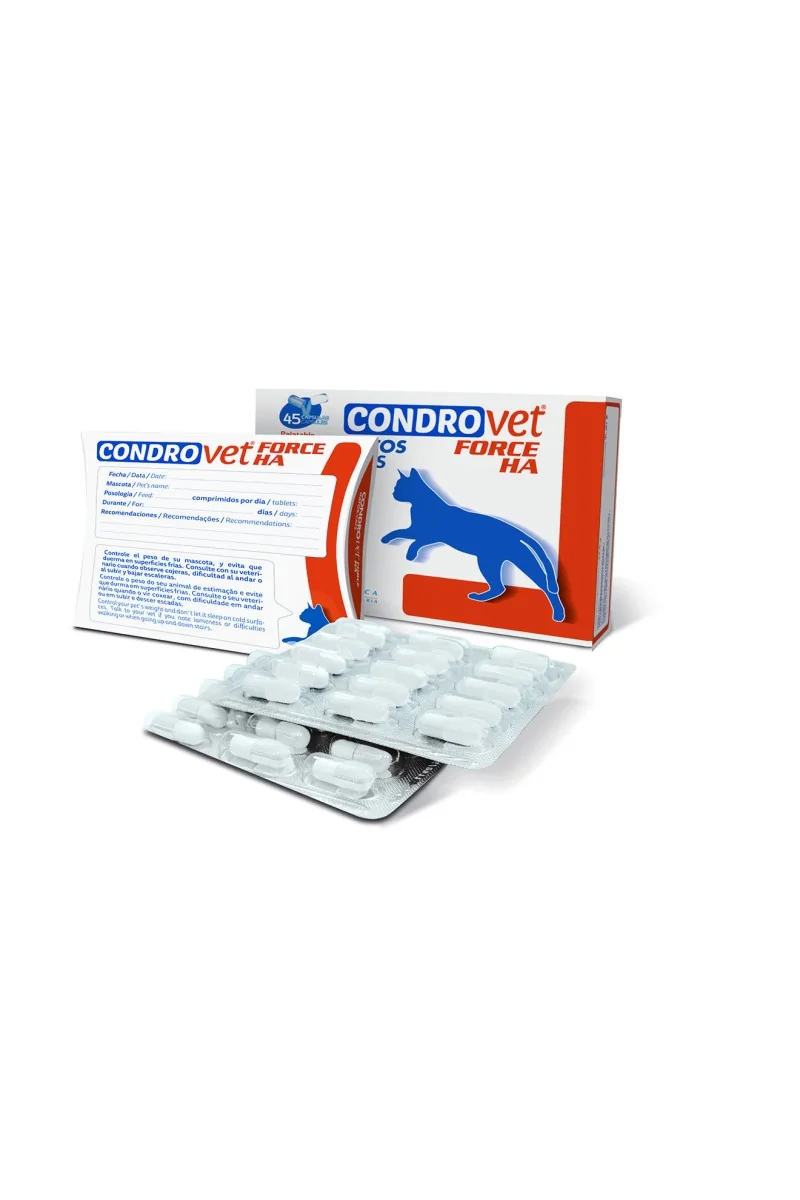 Suplementos Gato Condrovet Force Ha Gatos 45Cpd