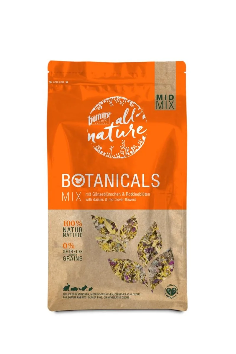 Bunny Botanicals Mix Margaritas Y Flores Trevol Rojo 120Gr