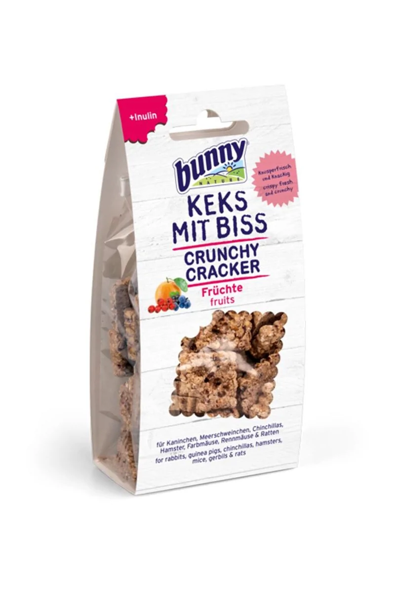 Bunny Crunchy Cracker Fruta 6X50Gr