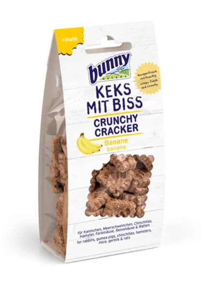 Bunny Crunchy Cracker Platano 6X50Gr