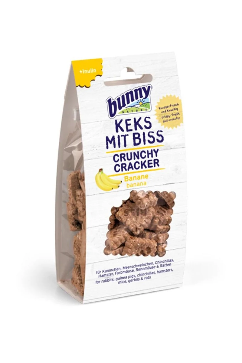 Bunny Crunchy Cracker Platano 6X50Gr