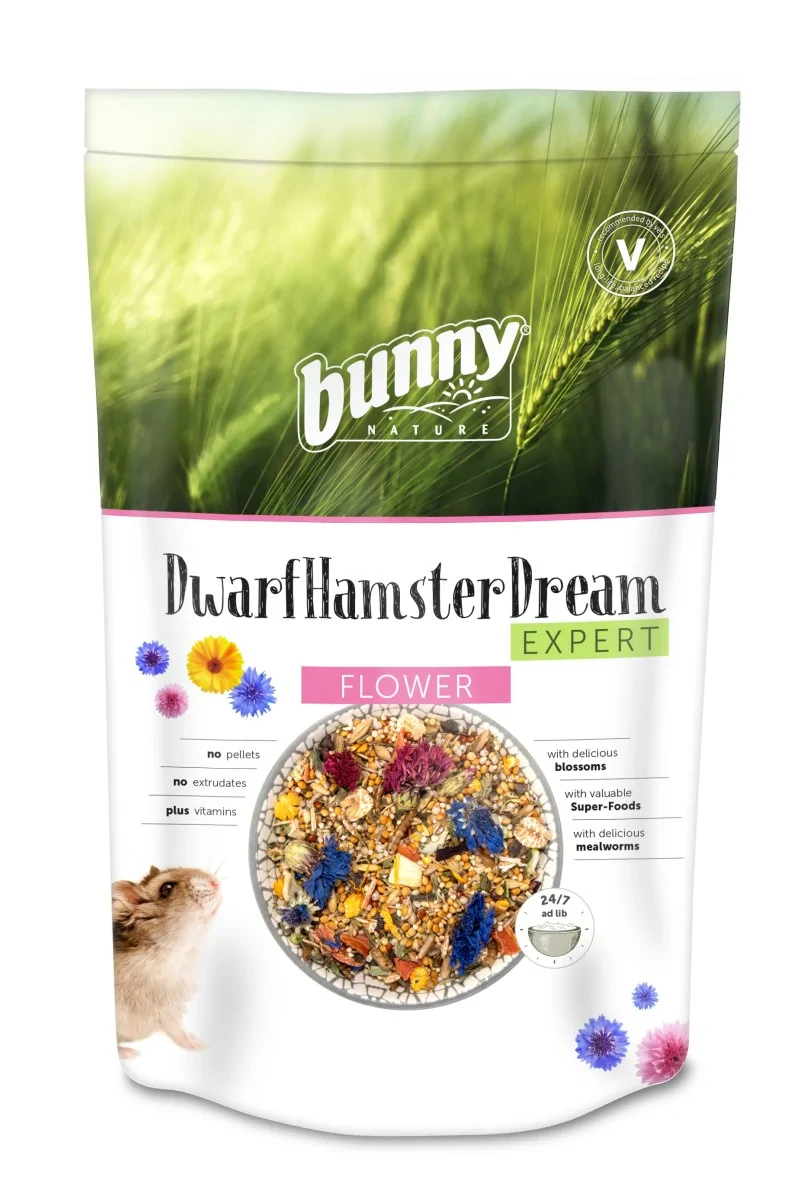 Bunny Hamster Enano Sueño Expert Flores 500Gr