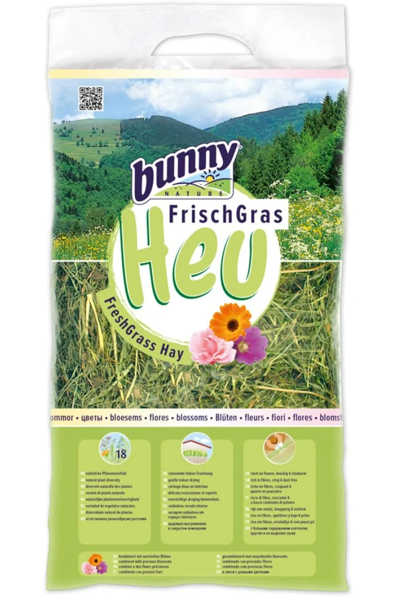 Bunny Heno Fresco Flores 500Gr