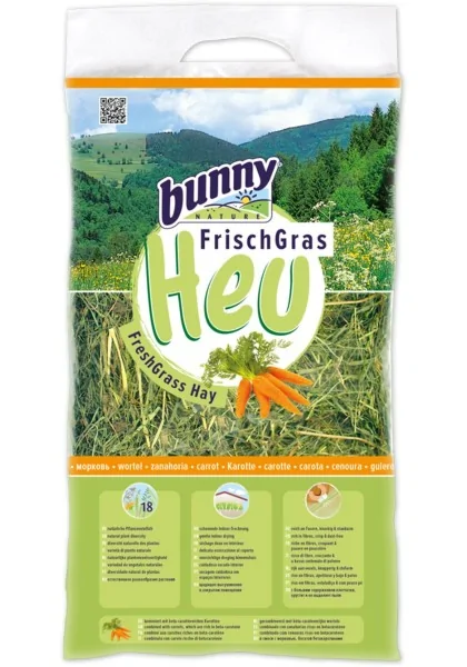 Bunny Heno Fresco Zanahoria 500Gr