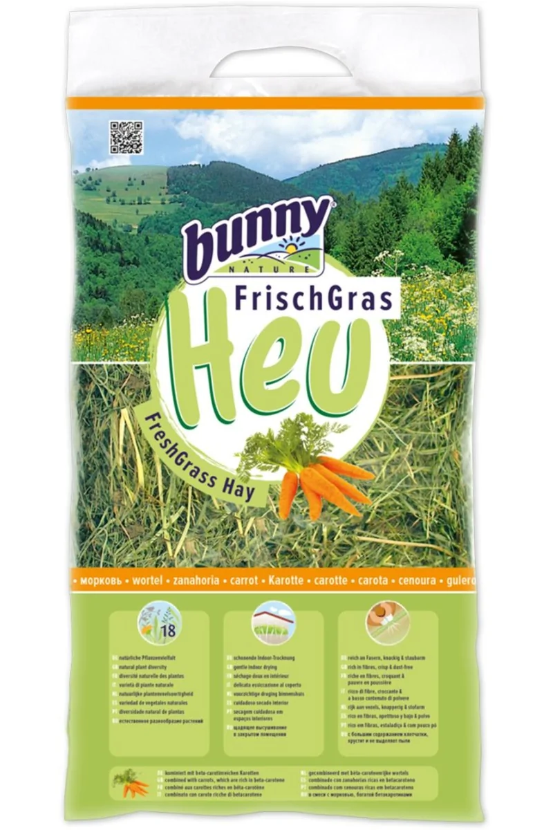 Bunny Heno Fresco Zanahoria 500Gr