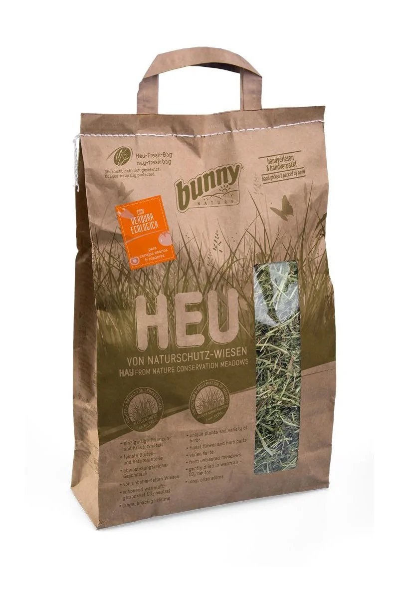 Bunny Heno Natural Meadows Vegetal 250Gr