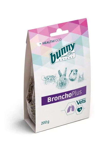 Conejo Bunny Suplemento Respiratorio Broncho Plus 5X200Gr