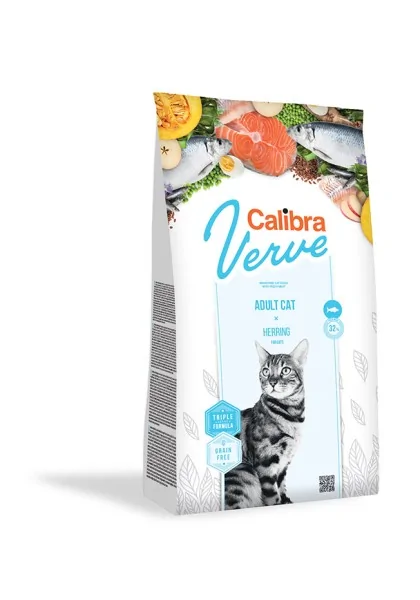 Comida Premium Gato Calibra Cat Gf Verve Adult Arenques 750Gr