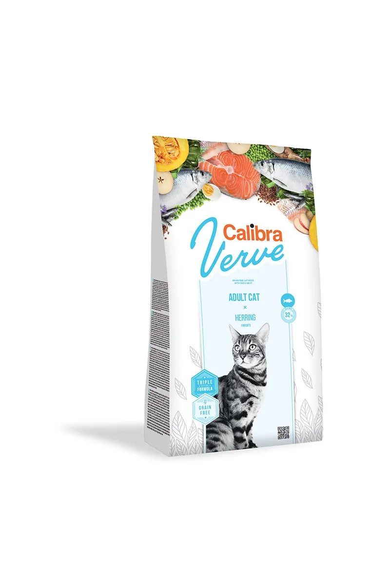 Comida Premium Gato Calibra Cat Gf Verve Adult Arenques 750Gr