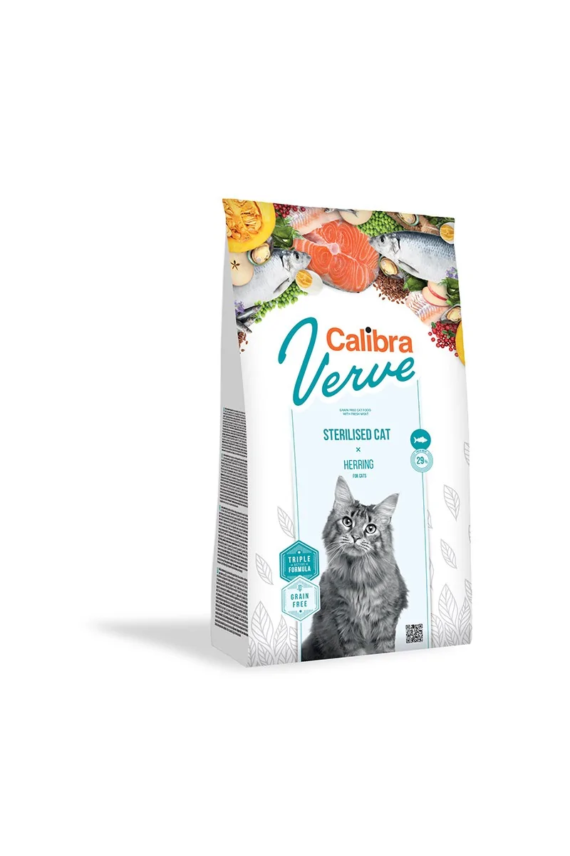 Comida Premium Gato Calibra Cat Gf Verve Sterilised Arenques 3,5Kg