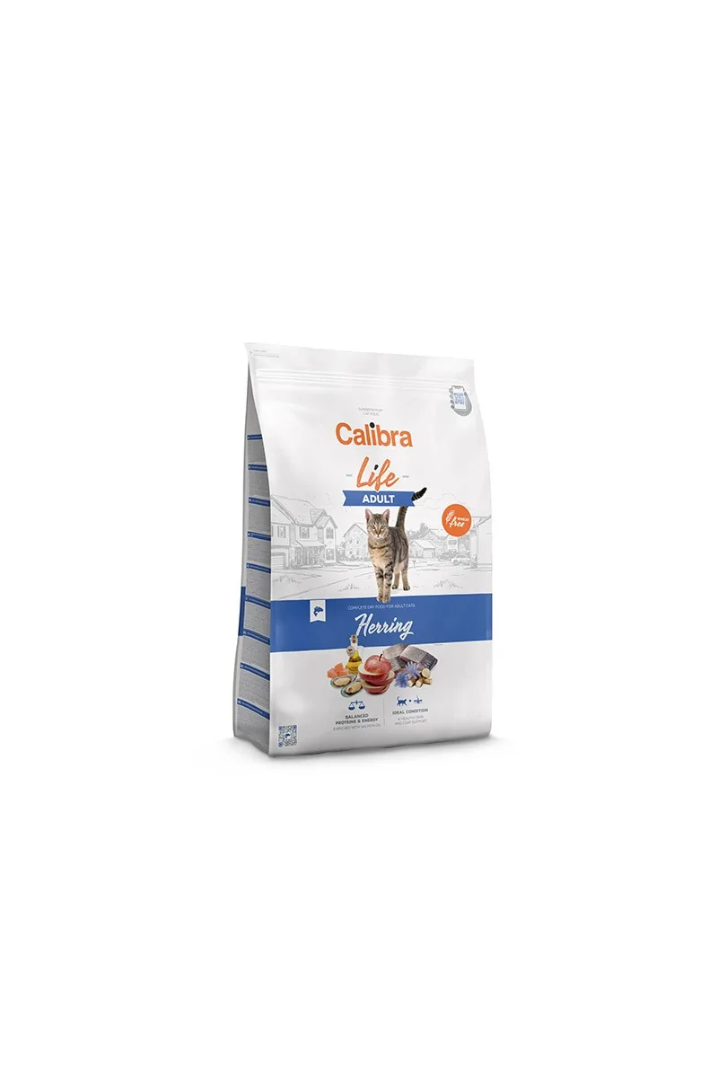 Comida Premium Gato Calibra Cat Life Adult Arenque 1,5Kg