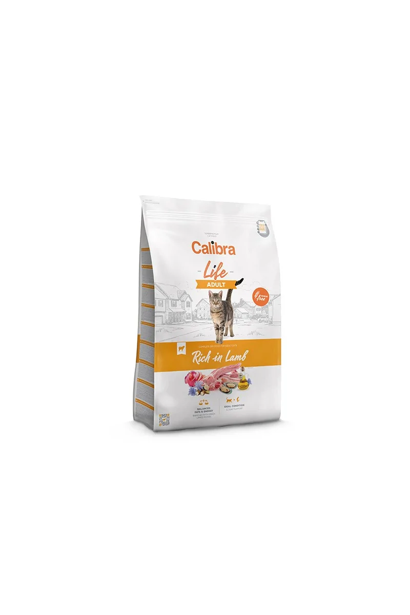 Comida Premium Gato Calibra Cat Life Adult Cordero 1,5Kg