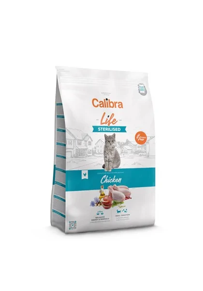 Comida Premium Gato Calibra Cat Life Sterilised Pollo 1,5Kg