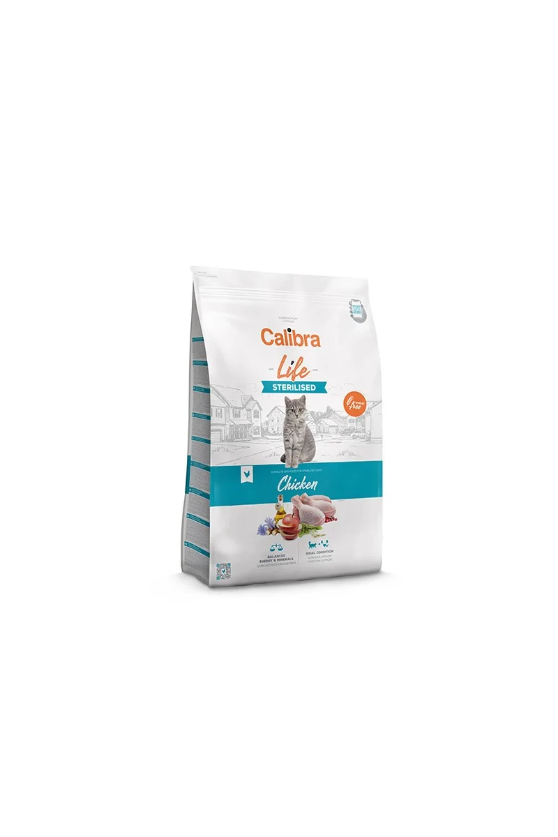 Comida Premium Gato Calibra Cat Life Sterilised Pollo 1,5Kg