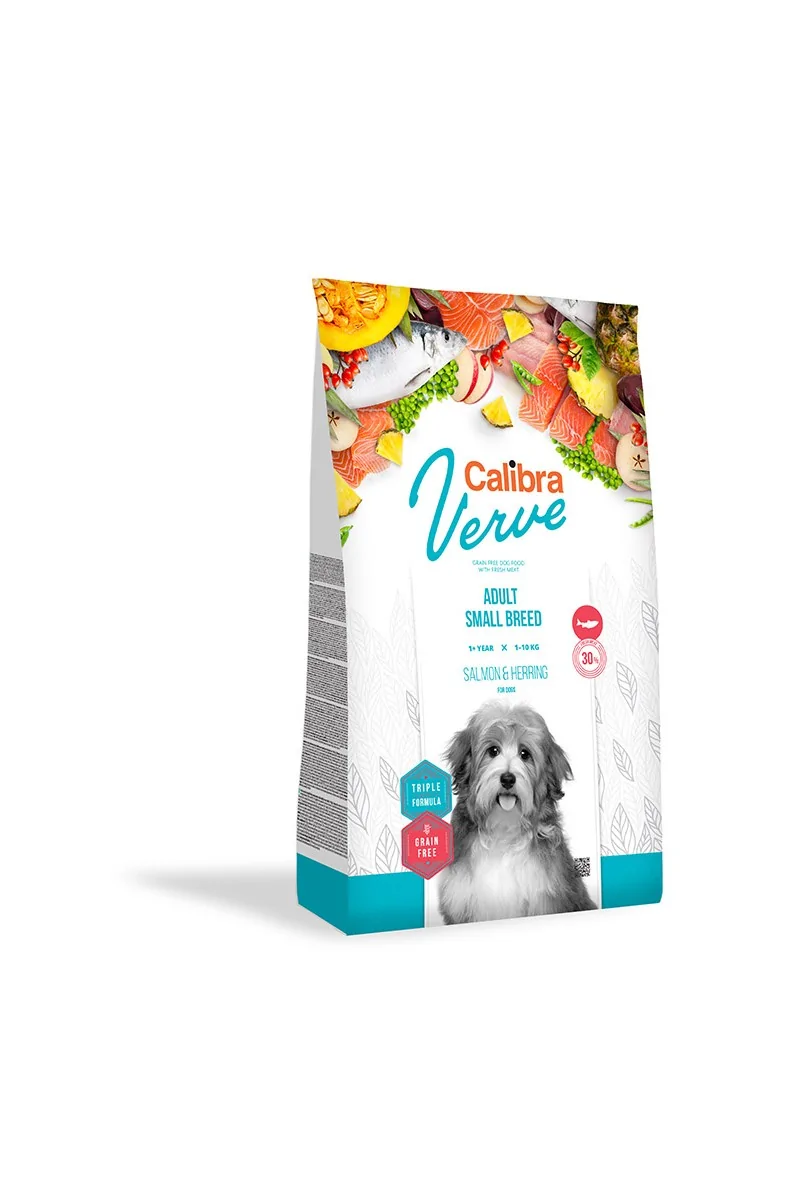 Premium Natural Perro Calibra Dog Gf Verve Adult Small Breed Arenques Salmon 6Kg