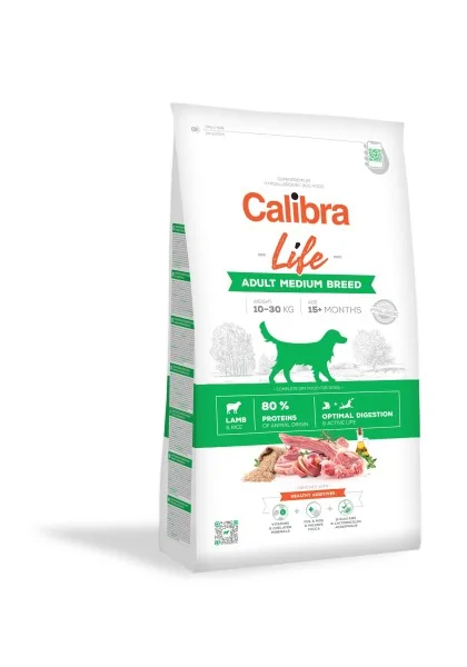 Premium Natural Perro Calibra Dog Life Adult Medium Breed Cordero 2,5Kg