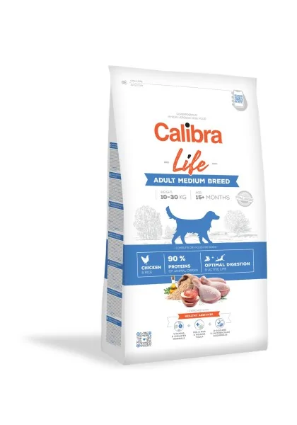 Premium Natural Perro Calibra Dog Life Adult Medium Breed Pollo 2,5Kg