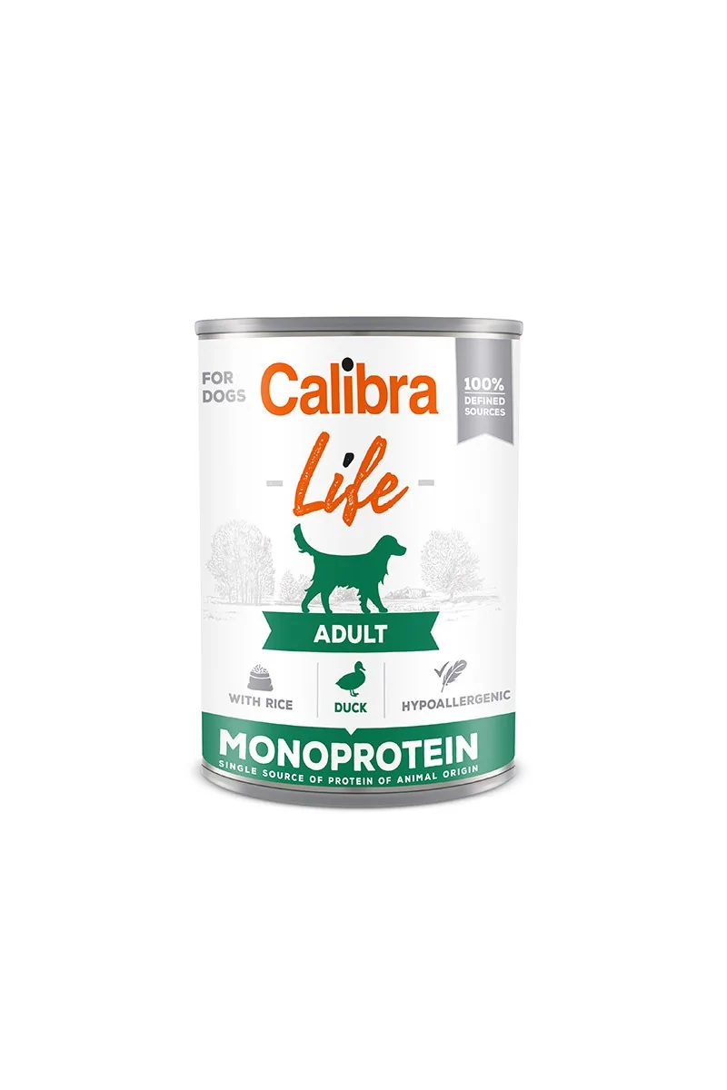 Premium Natural Perro Calibra Dog Life Lata Adult Pato Y Arroz 6X400Gr