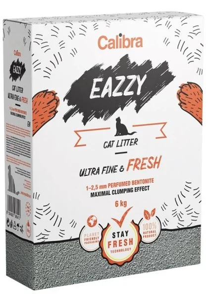 Comida Premium Gato Calibra Eazzy Arena Gato Ultra Fine Fresh 6Kg