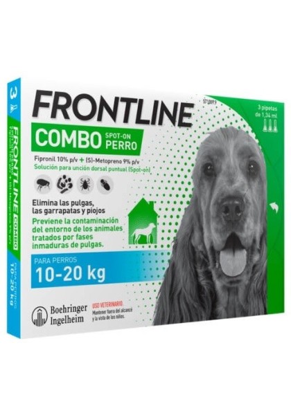 Antiparasitarios Externos Perro  Frontline Combo Spot On Perros 10-20 Kg