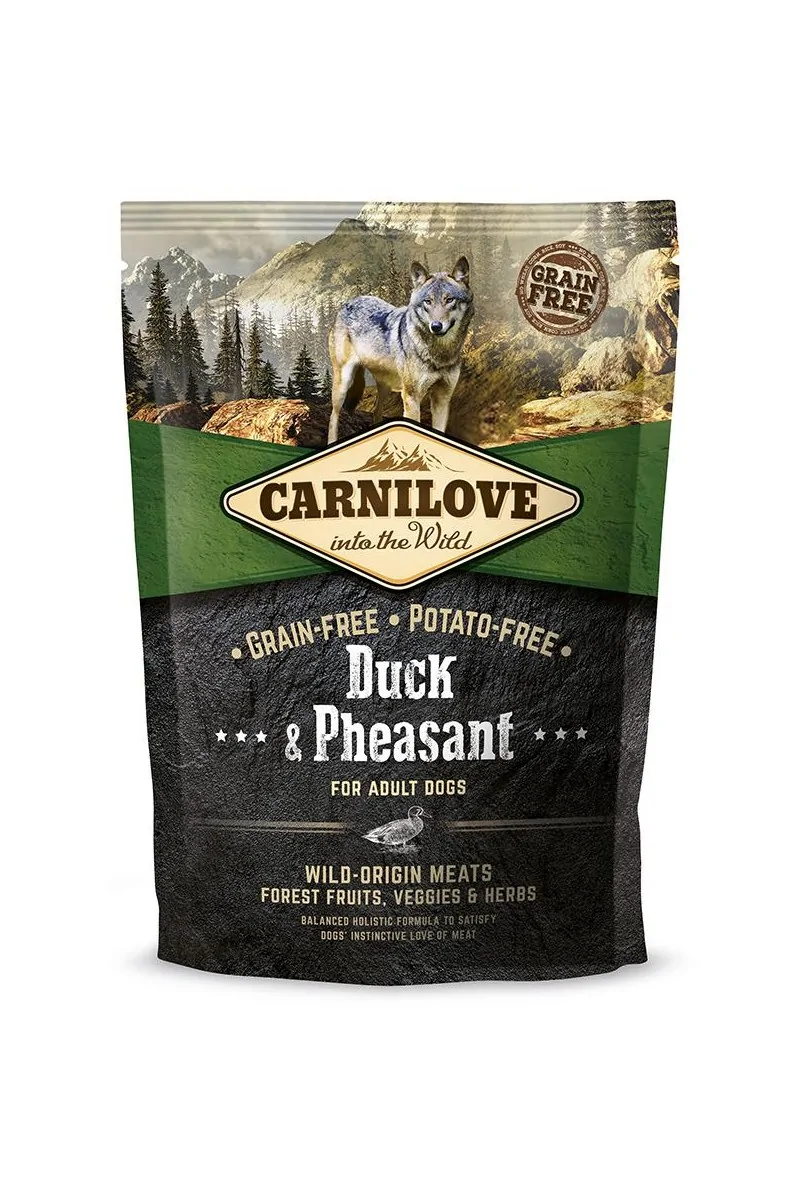 Proteinas Perro Premium Carnilove Canine Adult Pato Faisan 1,5Kg