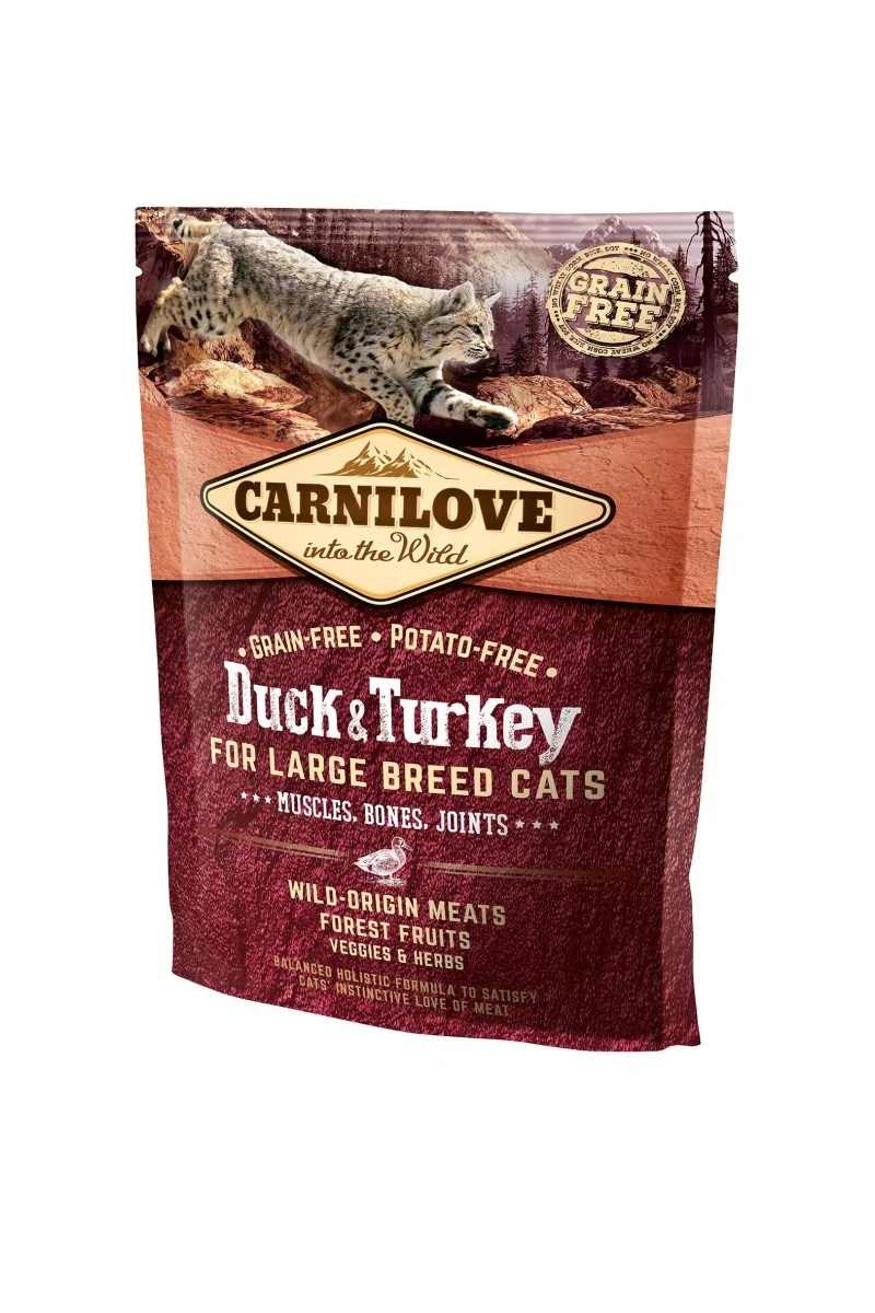 Proteinas Gato Premium Carnilove Feline Adult Large Pato Pavo 400Gr