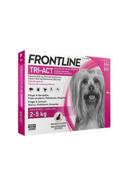 Antiparasitarios Externos Perro  Frontline Tri-Act 2-5kg  6 Pip