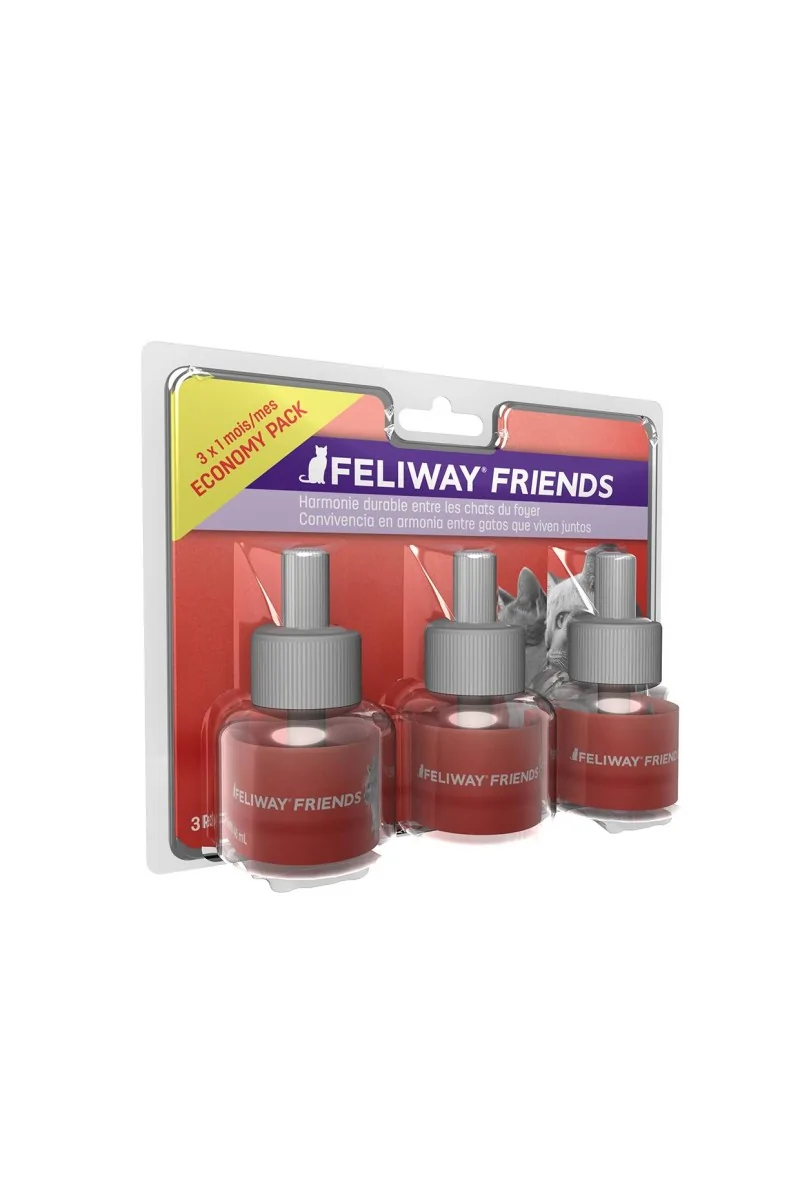 Higiente Cuidado Feliway Friends 3X48Ml