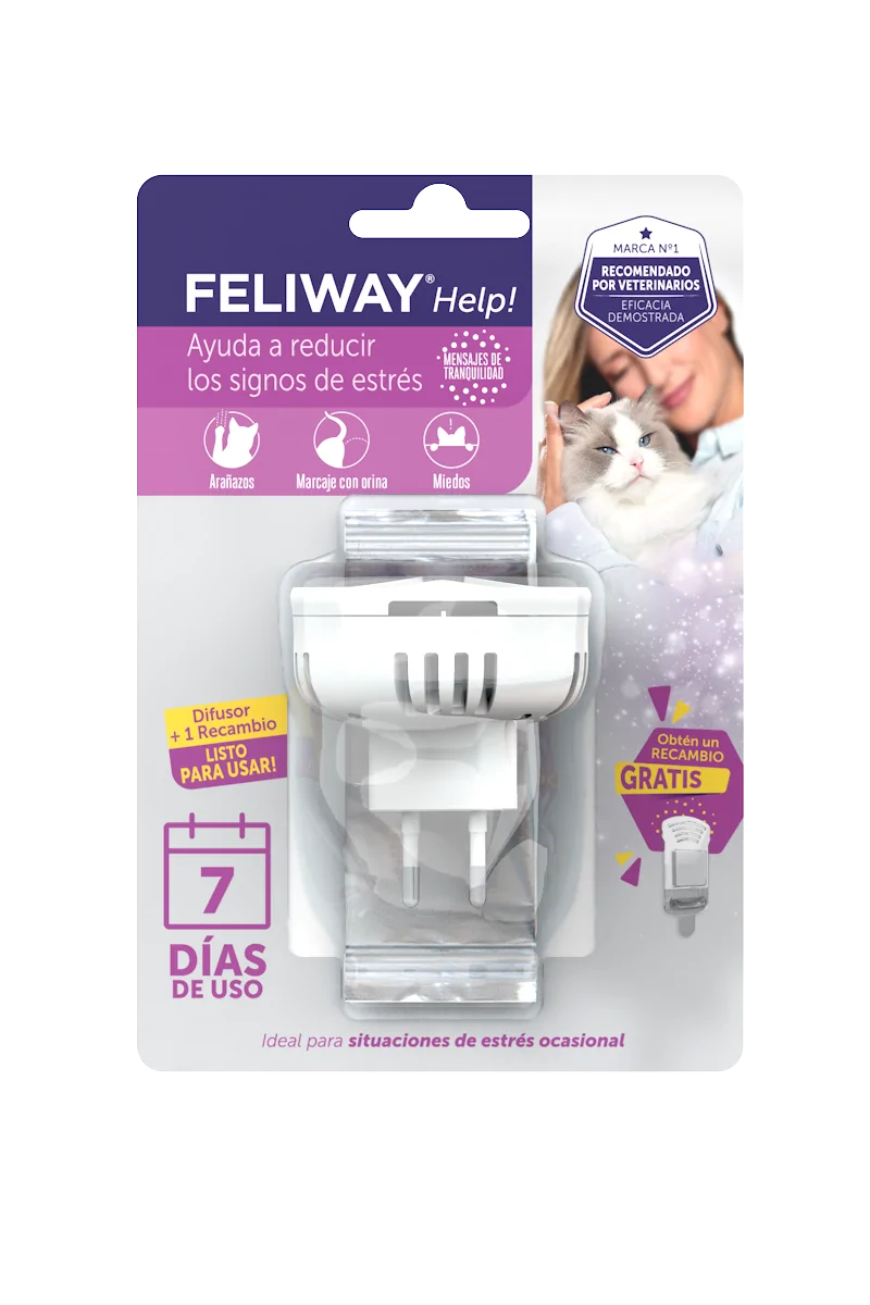 Higiente Cuidado Feliway Help Difusor+Recambio