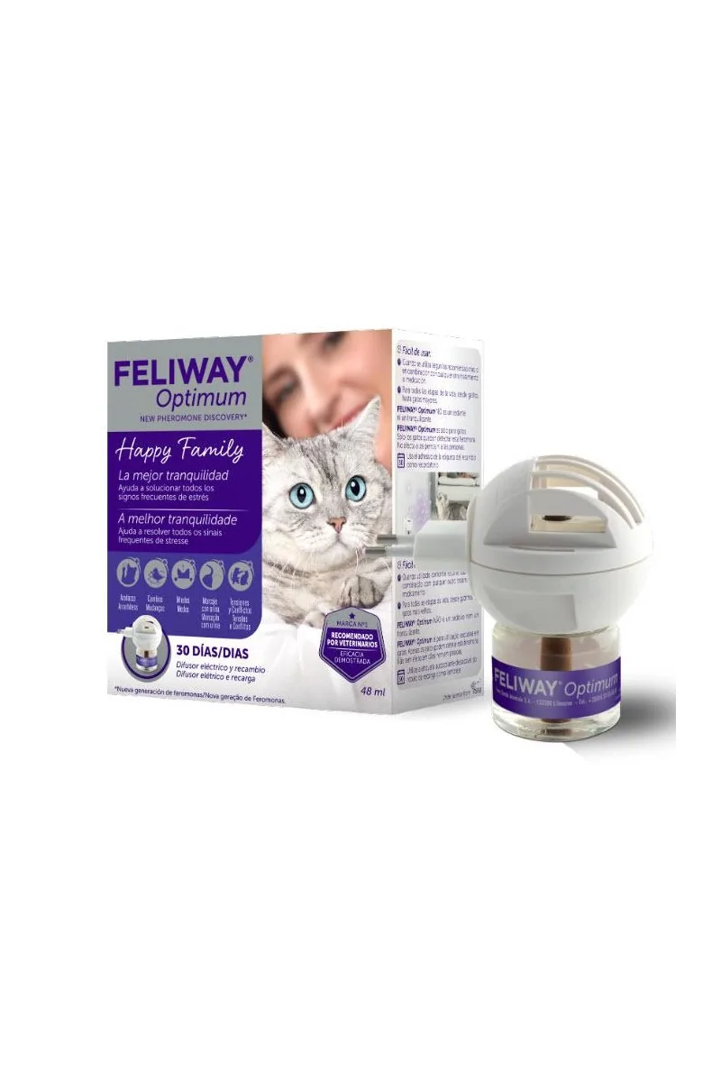 Higiente Cuidado Feliway Optimum Difusor+Recambio 48Ml