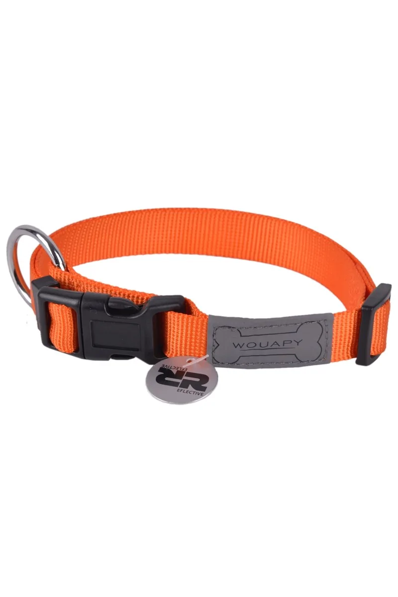 Collares Wouapy Collar Basic Line Naranja 12Mm/20-30Cm