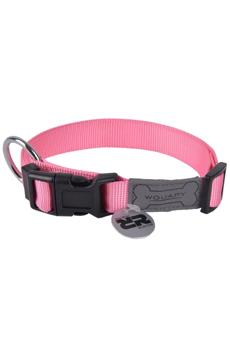 Collares Wouapy Collar Basic Line Rosa 12Mm/20-30Cm